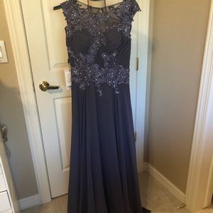 JJS House A-line Floor Length Gown/ Formal NWT